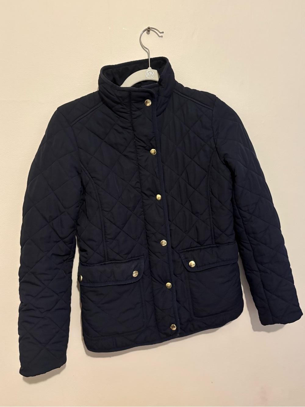 Quilted Navy Jacket